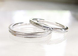 M&E様 マリッジリング"