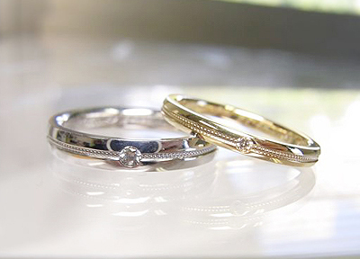 Y&S様　マリッジリング"