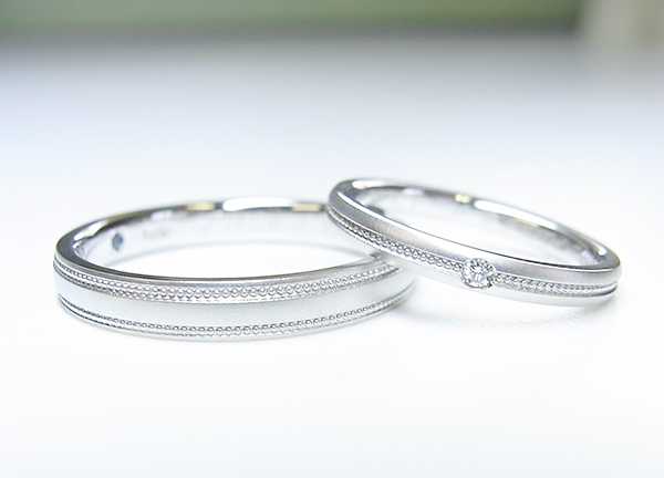 Y&R様　マリッジリング"