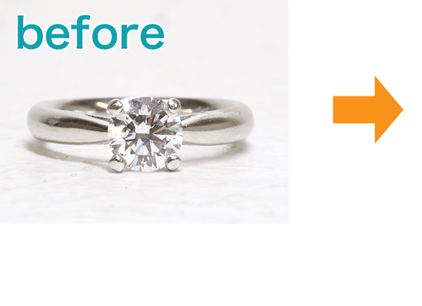 ビフォー指輪リフォーム実例379
