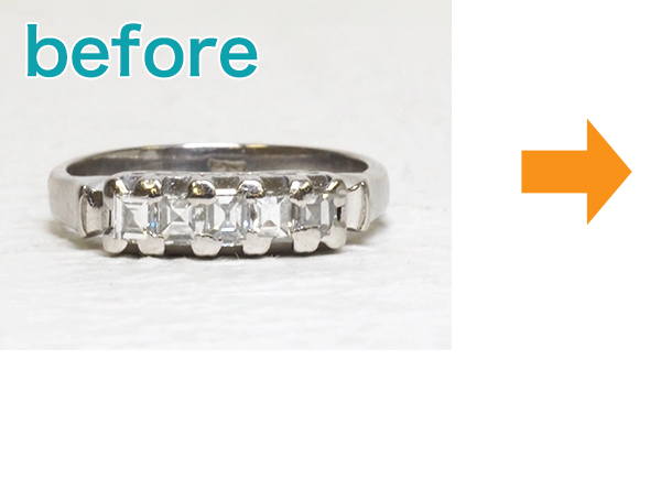 ビフォー指輪リフォーム実例384